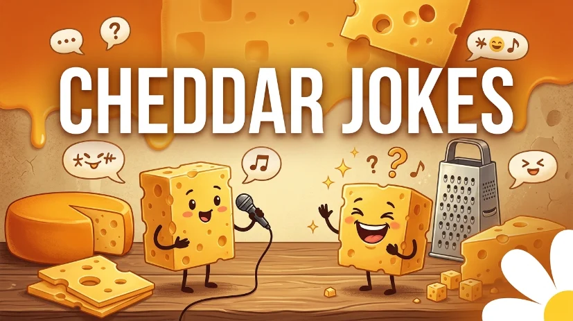 Cheddar jokes with jokes generator
