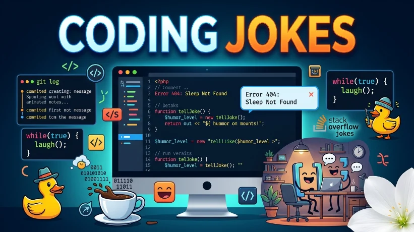 Coding jokes with jokes generator