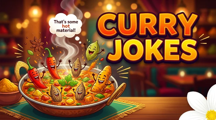 Curry jokes with jokes generator
