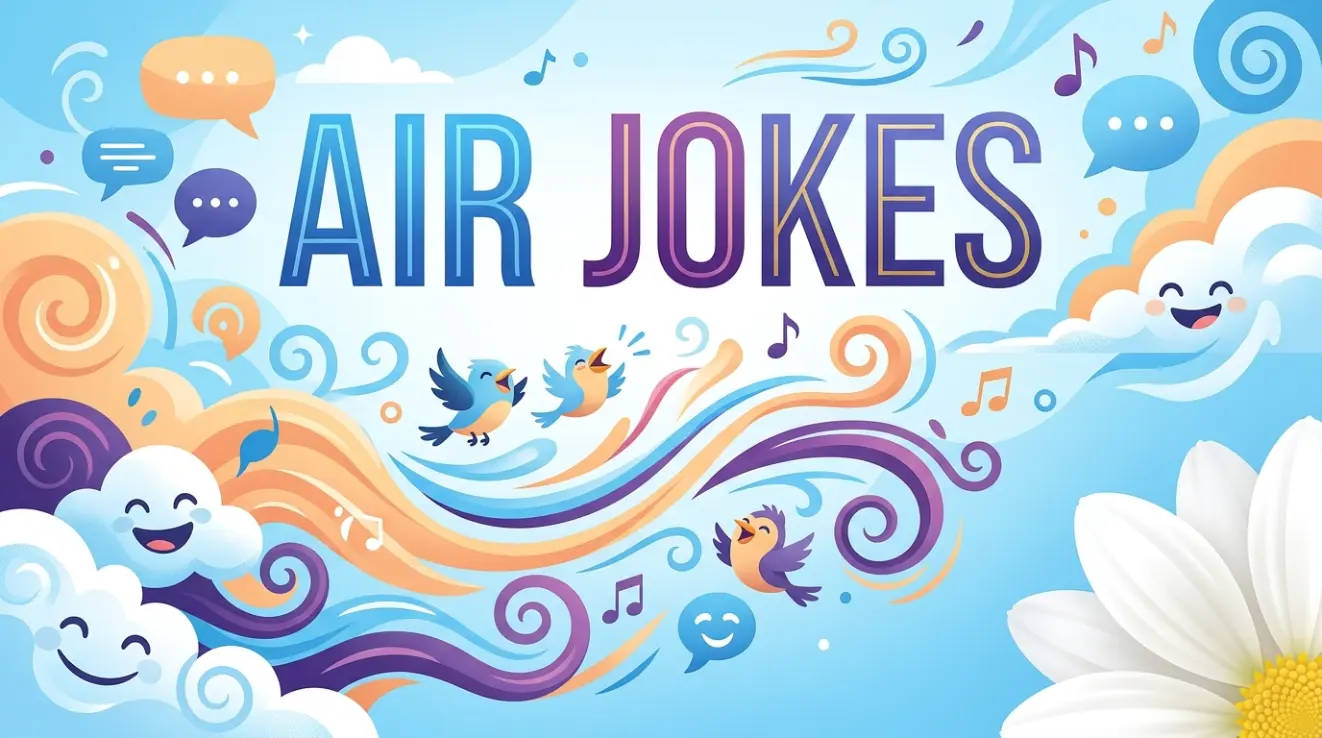 Hilarious air jokes with jokes generator