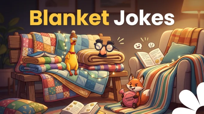 Hilarious blanket jokes with jokes generator