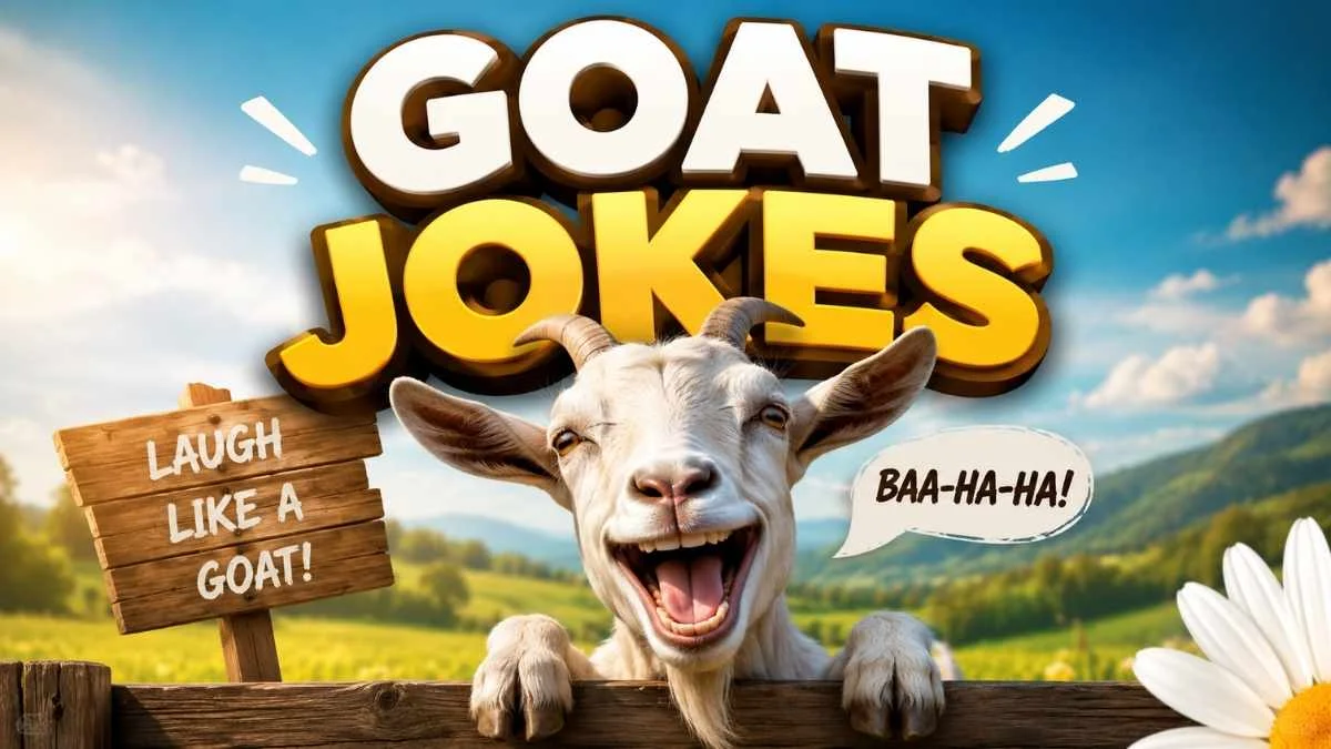 Hilarious goat jokes with jokes generator