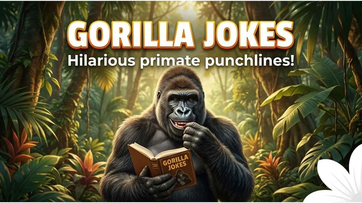 Legendary gorilla jokes with jokes generator