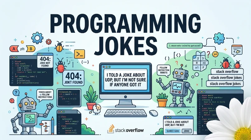 Programming jokes with jokes genertaor