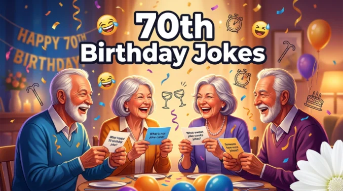 70th birthday jokes with jokes generator