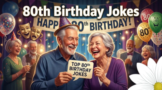 80th birthday jokes with jokes generator