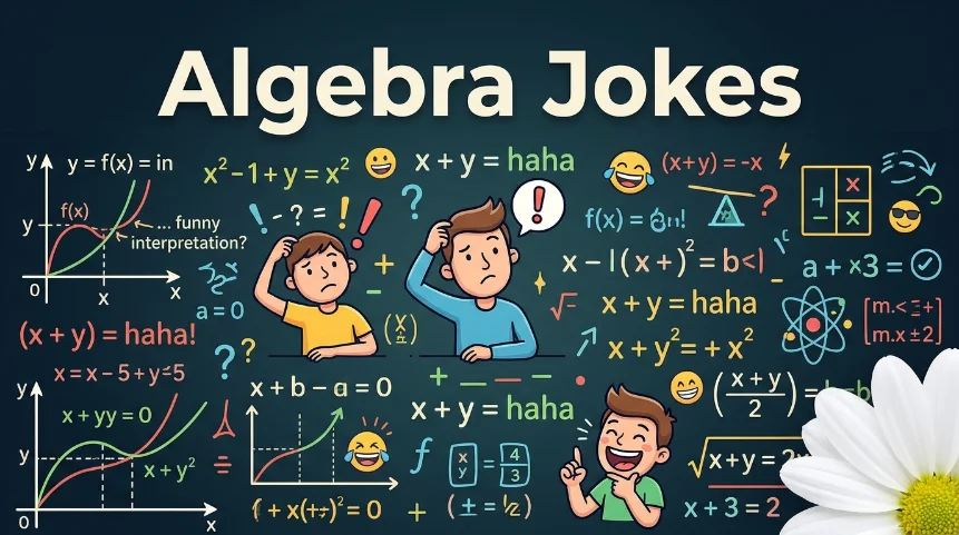 Algebra jokes with jokes generator