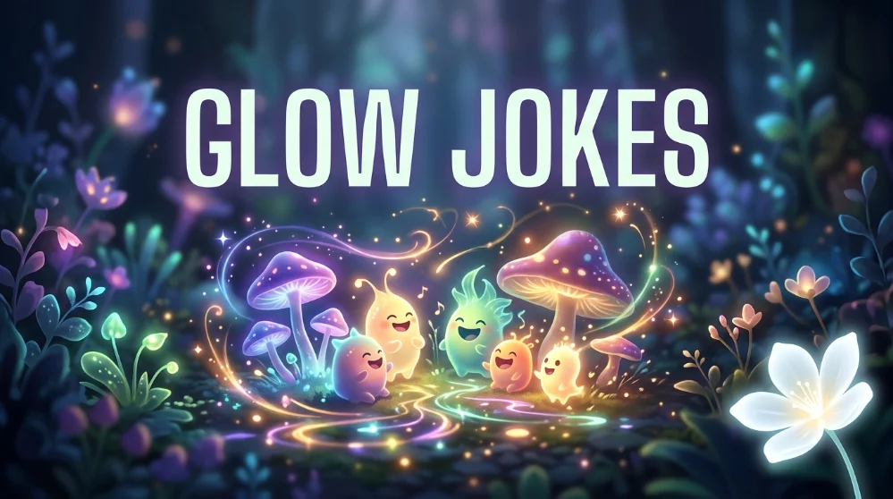 Glow jokes with jokes generator