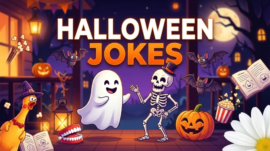 Halloween jokes with jokes generator