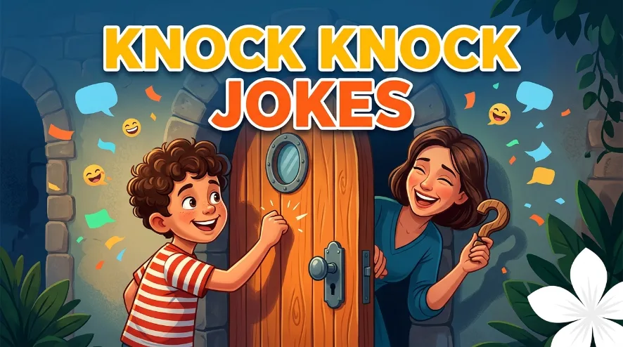 Knock Knock jokes with jokes generator
