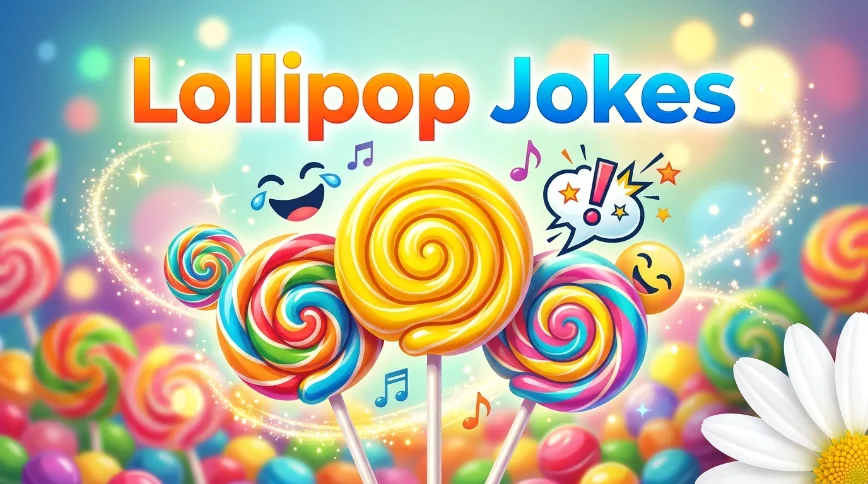 Lollipop jokes with jokes generator