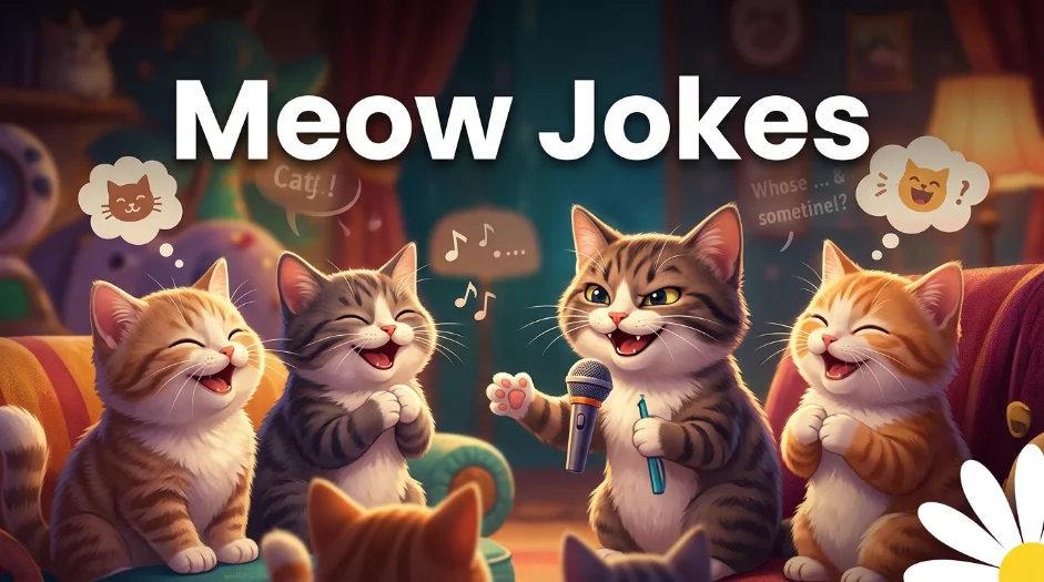 Meow jokes with jokes generator