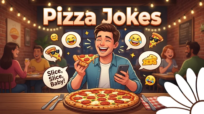 Pizza jokes with jokes generator