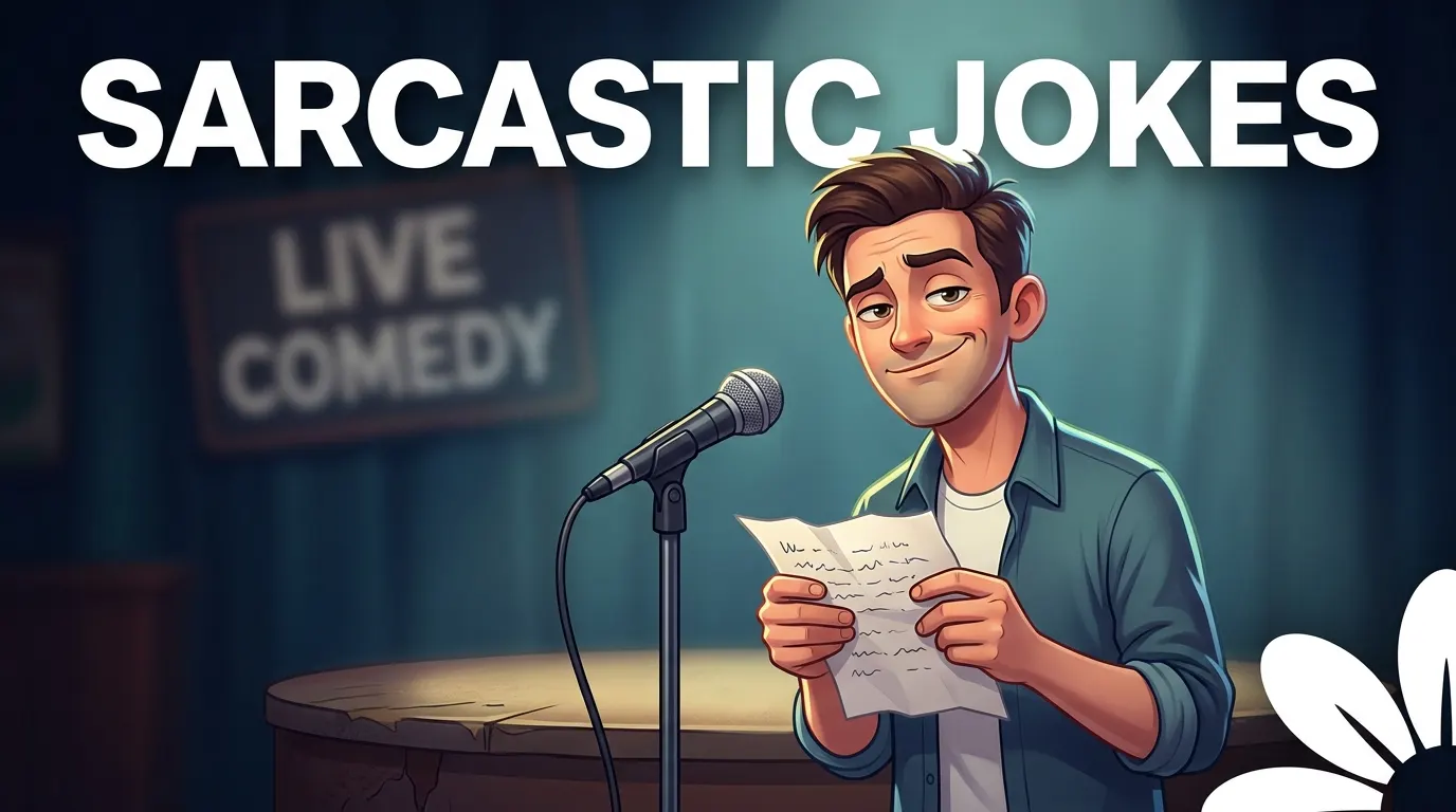Sarcatise jokes with jokes generator