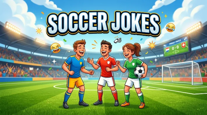 Soccer jokes with jokes generator