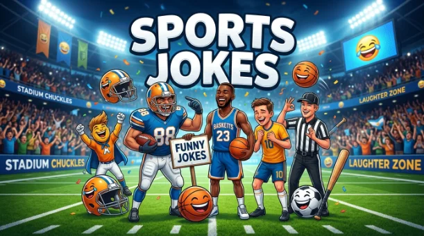Sports jokes with jokes generator