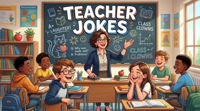 Teacher jokes with jokes generator