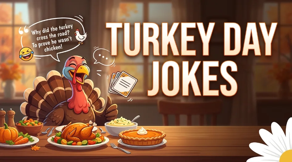 Turkey day jokes with jokes generator