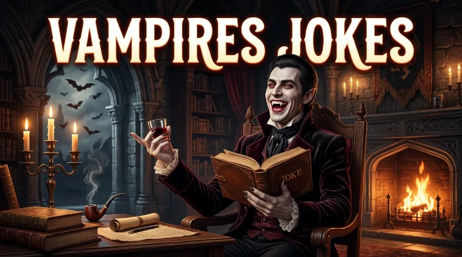 Vampires jokes with jokes generator