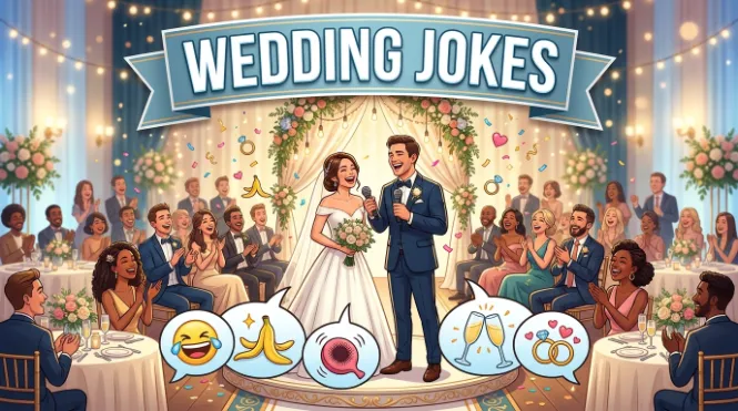 Wedding jokes with jokes generator