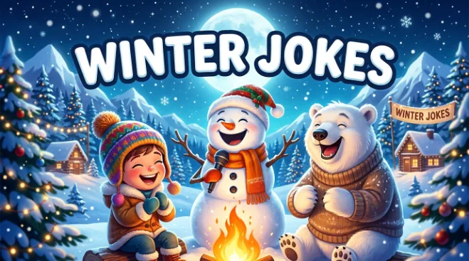 Winter jokes with jokes generator